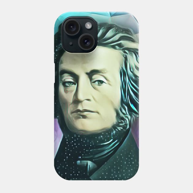 Adam Mickiewicz Portrait | Adam Mickiewicz Artwork 6 Phone Case by JustLit