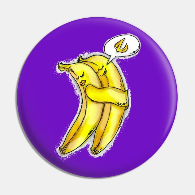 Bananas in Love Pin by PatrioTEEism