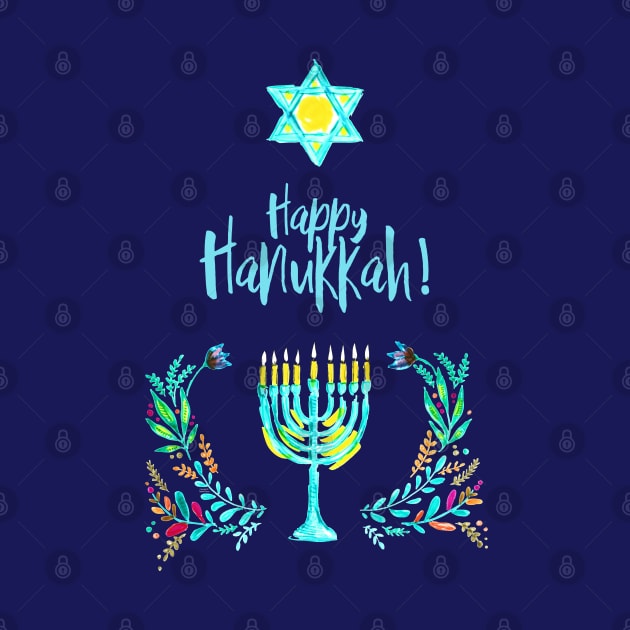 Happy Hanukkah by FanitsaArt