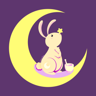 Kawaii fantasy animals - Moon Rabbit T-Shirt