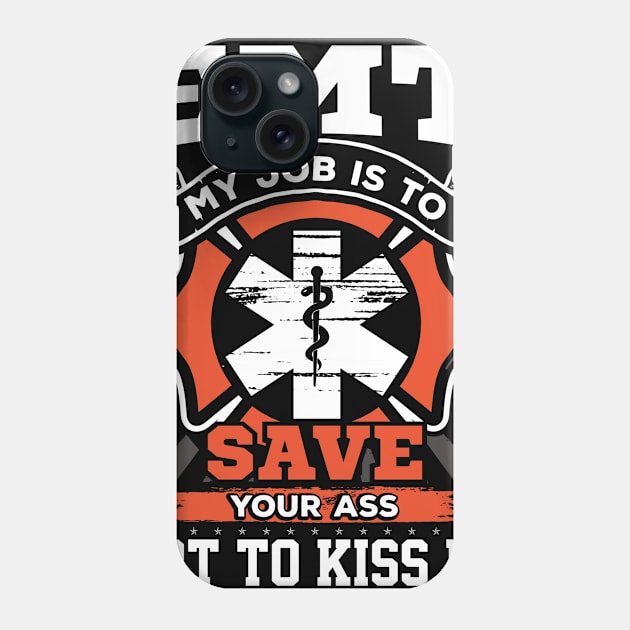 EMT Emergency medical technician Phone Case by Caskara