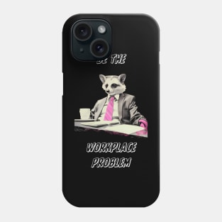 raccoon funny Phone Case