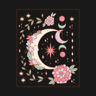 Flower Children Moon T-Shirt