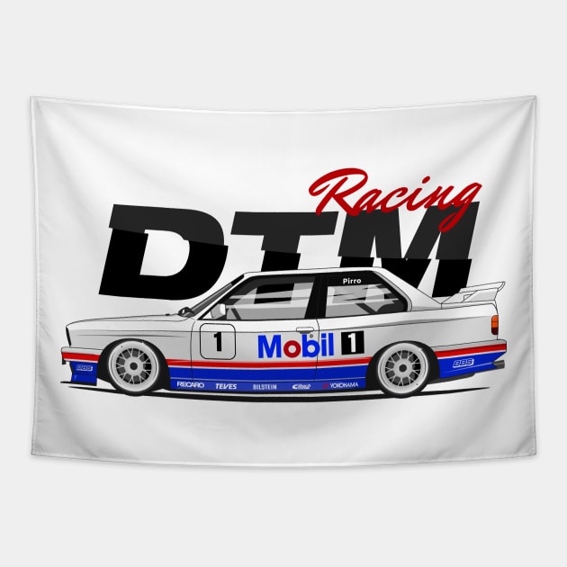 E30 DTM SPORTCAR Tapestry by shketdesign