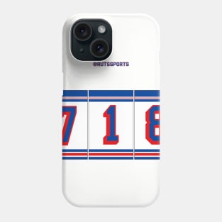 Rep Your Area Code (NYR 718) Phone Case