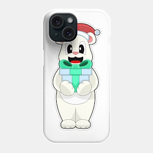 Polar bear Christmas Package Phone Case