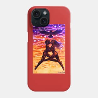 A kiss under the red sky Phone Case