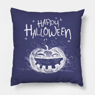 Halloween Scary Evil Pumpkin Funny Pumpkin Head Pillow