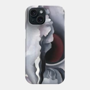 High Resolution The Black Iris by Georgia O'Keeffe Phone Case