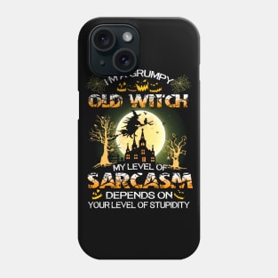 I'm a Grumpy Old WitchT Shirt Funny Halloween Gifts Shirt Phone Case