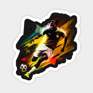 Ghana Soccer Quality Art Design Magnet