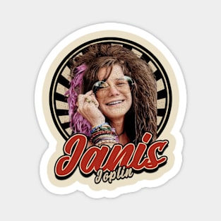 Vintage 80s Janis Joplin Magnet