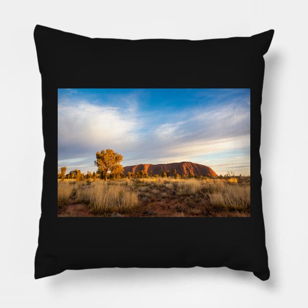 Uluru, Northern Territory Australia Pillow by AndrewGoodall