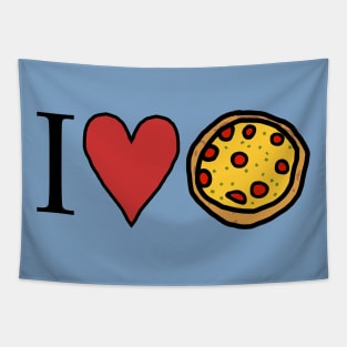 I Love Eating Pizza Tapestry