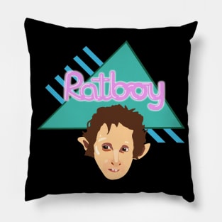 Ratboy with Logo Pillow