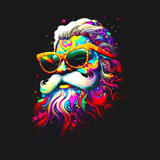 Psychedelic Santa Claus #2 by Butterfly Venom