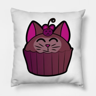 Catcake With Mouse-Cherry - Chocolate Pillow