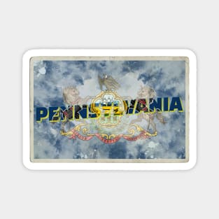 Pennsylvania vintage style retro souvenir Magnet