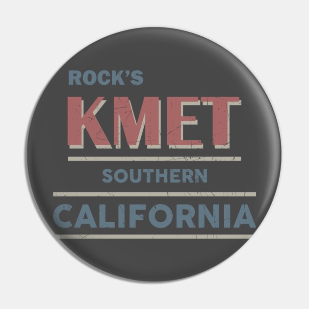 Rock's KMET California Pin by anwara