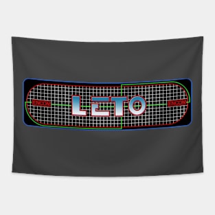 LETO - TRON Video Game Marquee Tapestry