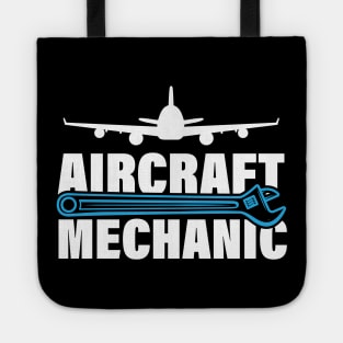 Airplane Aircraft Mechanic Aviation Tote