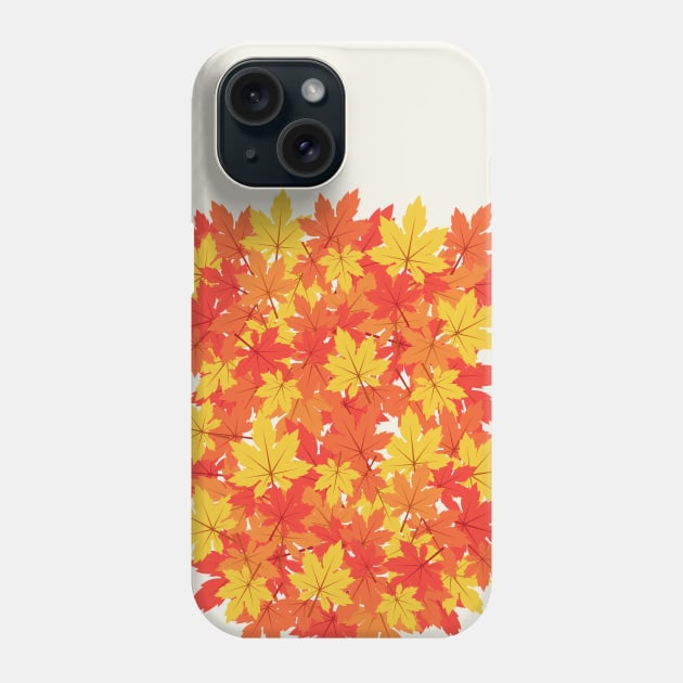 Autumn Leafy Chest Phone Case by Johnitees