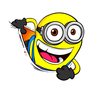 Minion Sticker T-Shirt