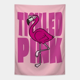 Tickled Pink Flamingo Tapestry