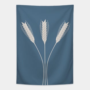 Wheat Field (Misty Blue) Tapestry