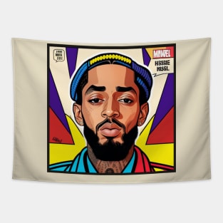 Pop Art Nipsey Vinyl Album Cover Tapestry