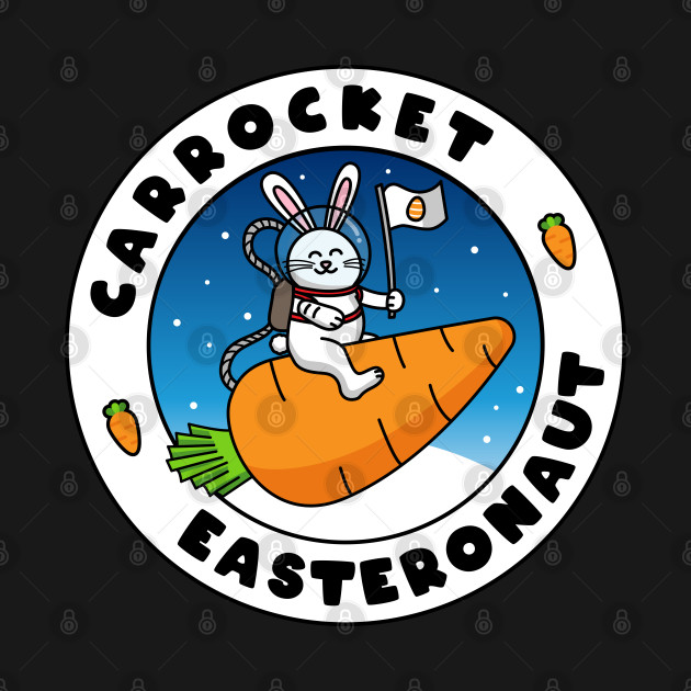 Discover Carrocket Easteronaut - Bunny Astronaut Carrot Rocket - Easter Astronaut - T-Shirt