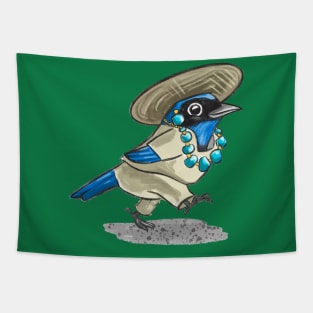 The Turquoise Jay Tapestry