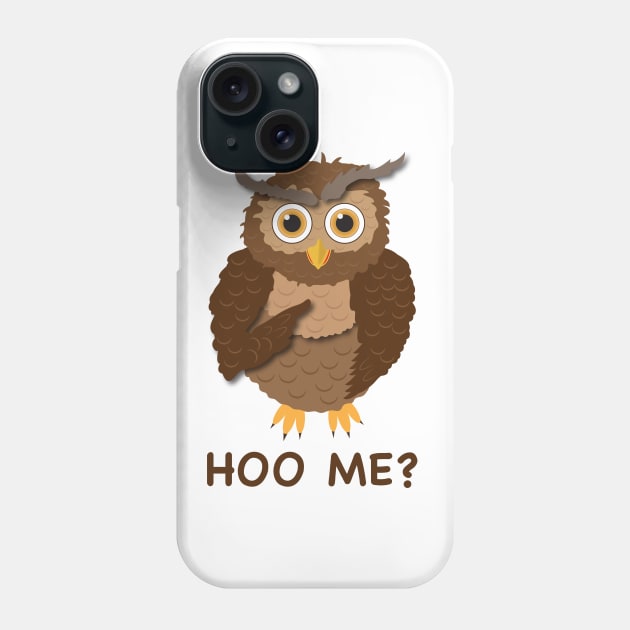 Funny Owl Phone Case by HillDesign