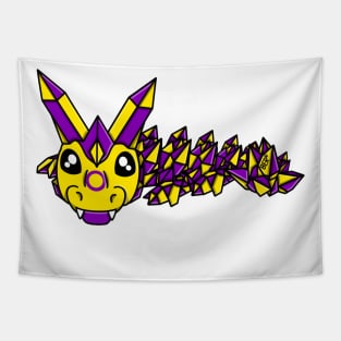 Intersex Pride Fidget Crystal Dragon Tapestry