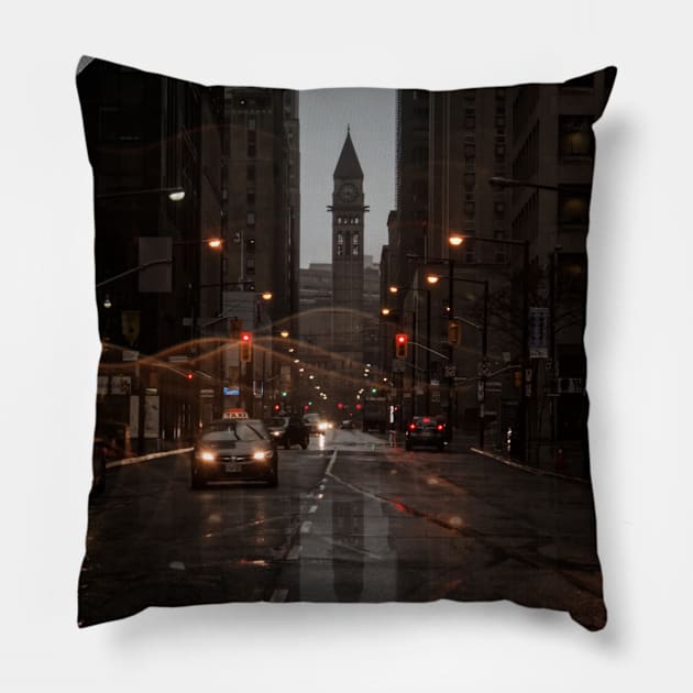 Toronto Bound Pillow by OriginStory