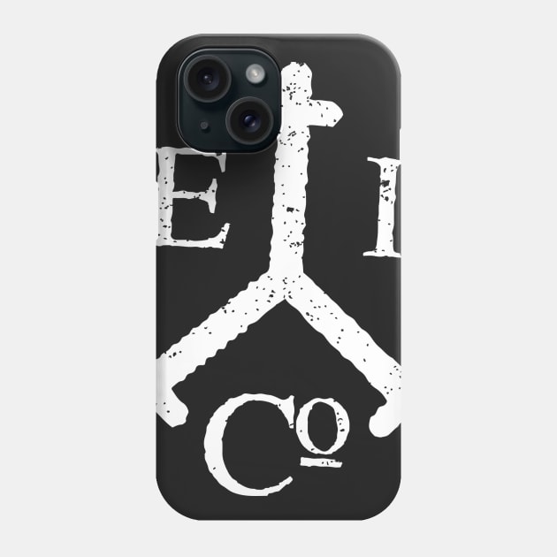 East India Company - white text Phone Case by SchaubDesign