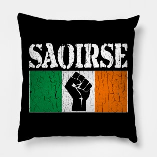 SAOIRSE - Free Ireland (vintage distressed look) Pillow