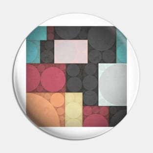 Square and Circle Pattern Pin