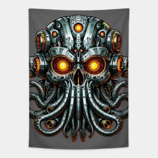 Biomech Cthulhu Overlord S01 D36 Tapestry