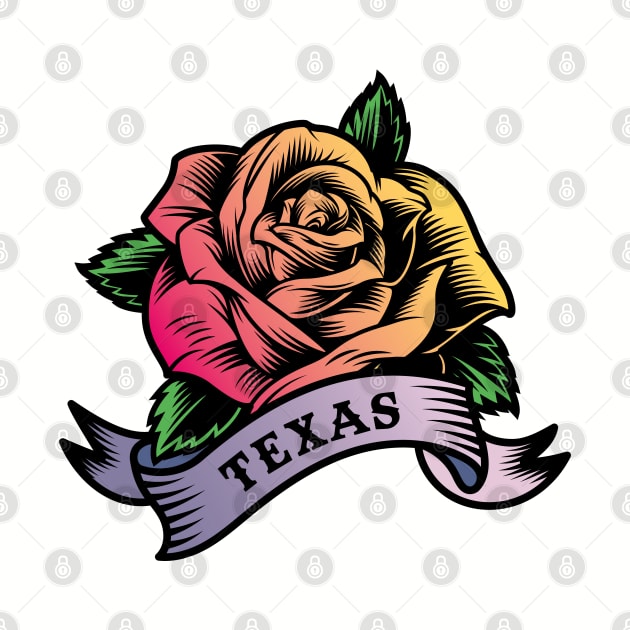 Yellow Rose Of Texas by Drizzy Tees