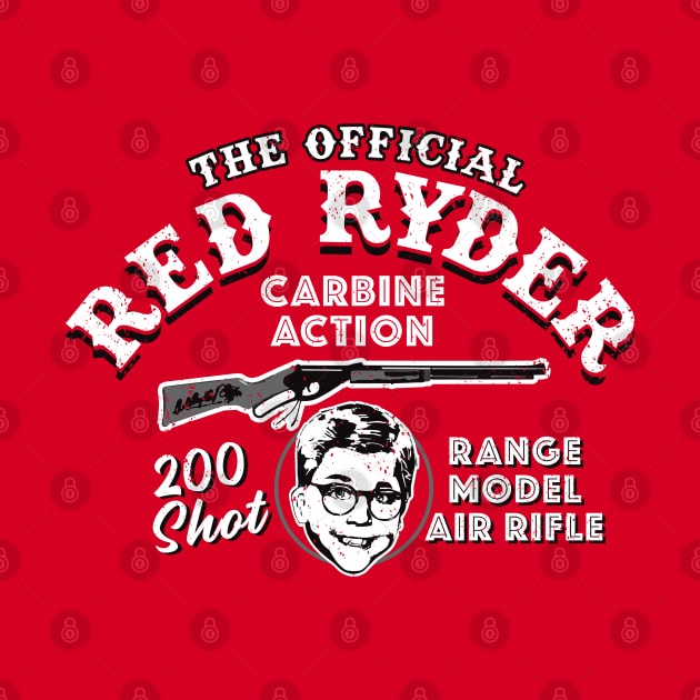 Red Ryder Official Carbine Action 200 Shot Range Model Air Rifle Christmas Story by Alema Art