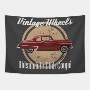 Vintage Wheels - Oldsmobile Club Coupe Tapestry