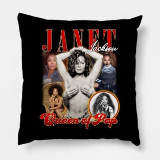 RETRO VINTAGE JANET JACKSON BOOTLEG STYLE Pillow