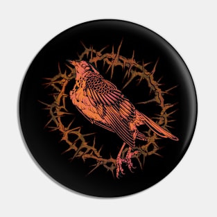 Thorny Bird Pin