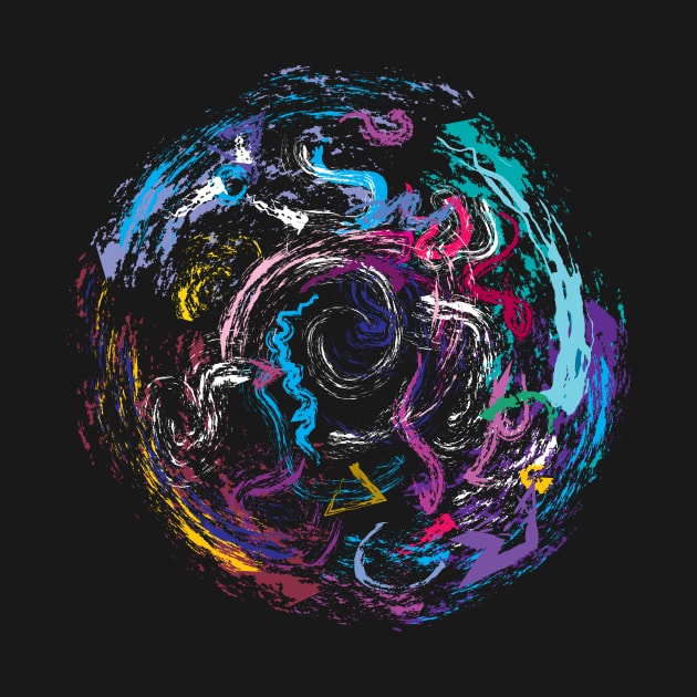 Creative Colorful Motion Swirl by jazzworldquest