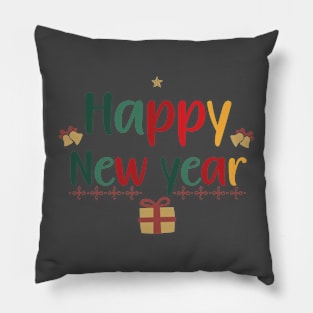 christmas is approaching santa, Happy New year Pillow