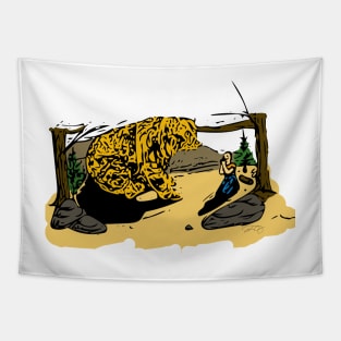 Golden Bear (Respect) Tapestry