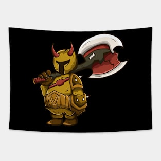 Armor Warrior Boy Illustration Tapestry