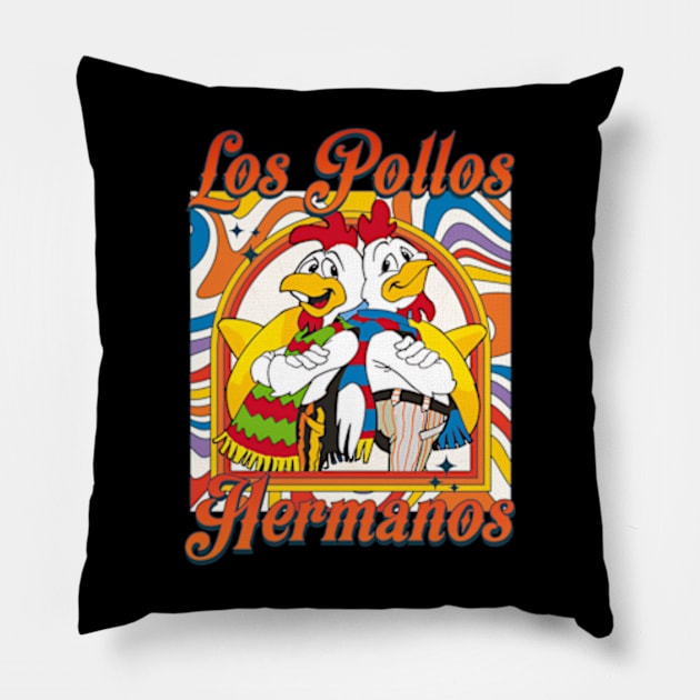 Los Pollos Hermanos - Tv Shows Pillow by Litaru