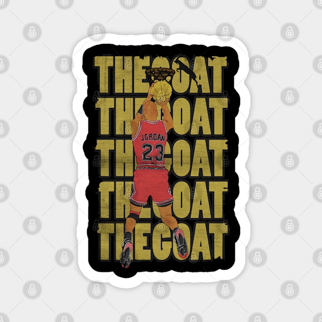 the goat jordan Magnet by Mama@rmi